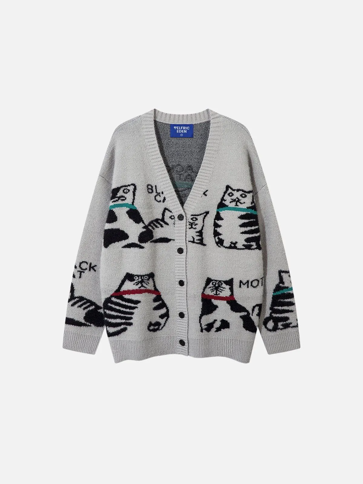 Aelfric Eden Cat Graphic Cardigan