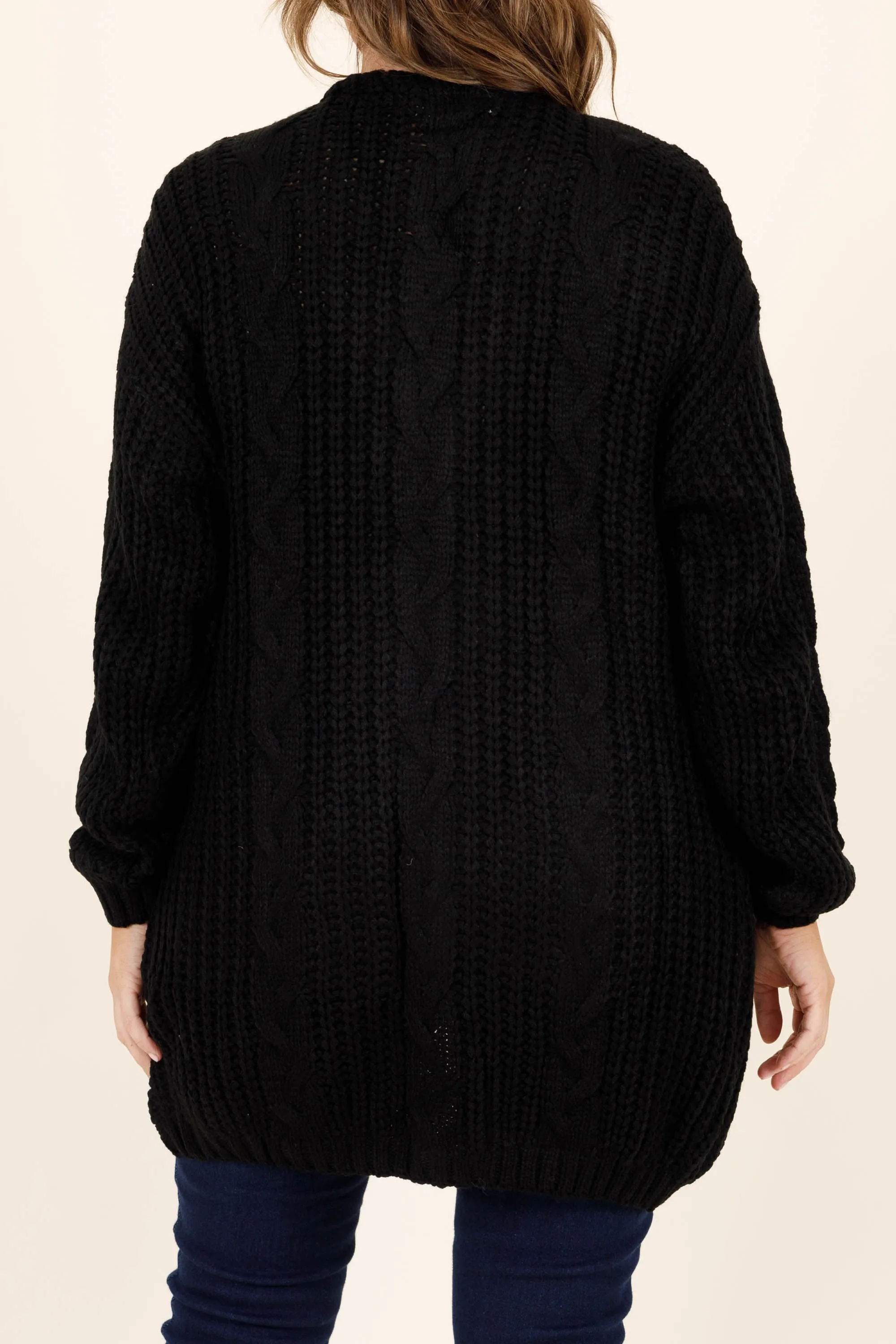 Wonderful Winters Cardigan, Black